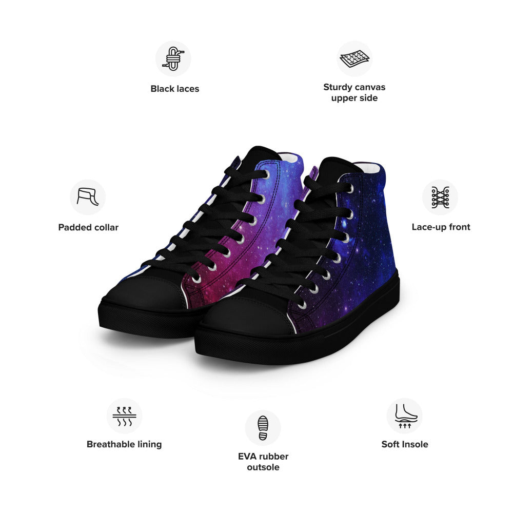 Dark Matter Women’s High Top Sneakers - https://ascensionemporium.net